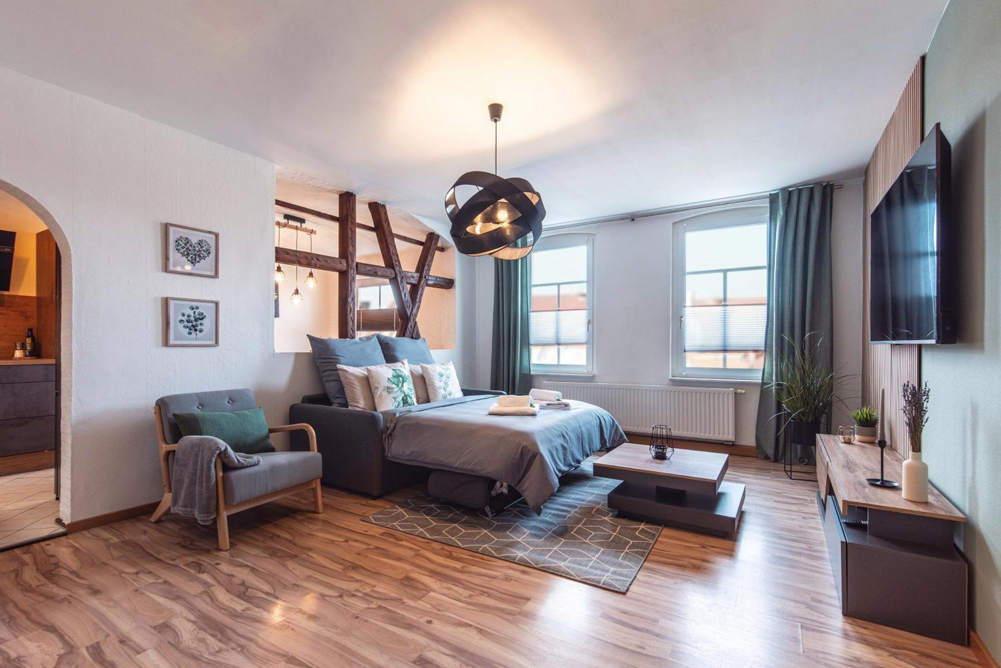 Grosszuegiges Apartment - Zentral - Kueche - Familienfreundlich Erfurt Buitenkant foto