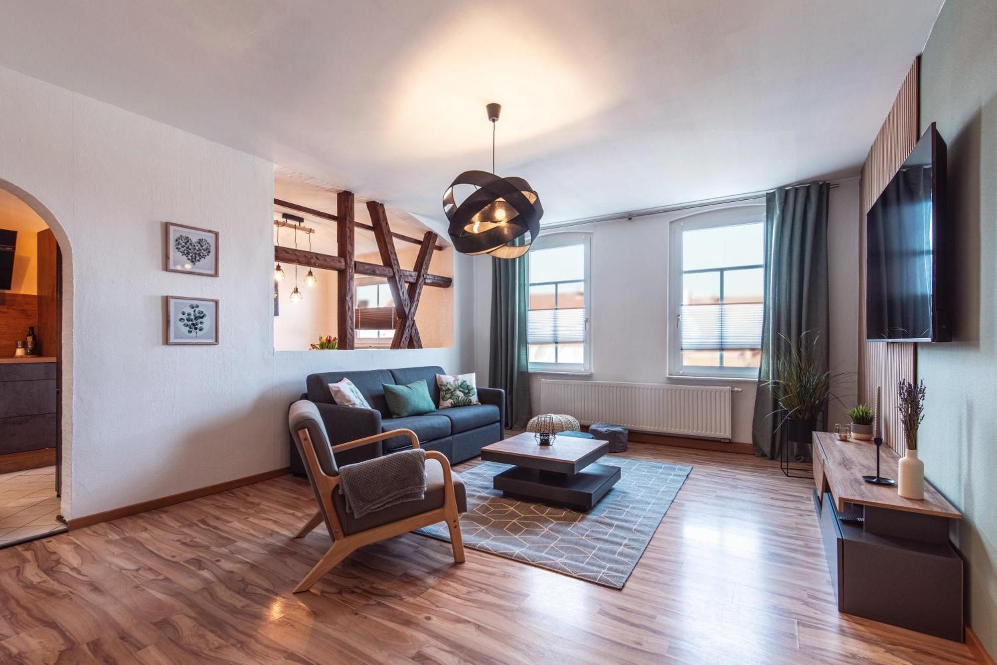 Grosszuegiges Apartment - Zentral - Kueche - Familienfreundlich Erfurt Buitenkant foto